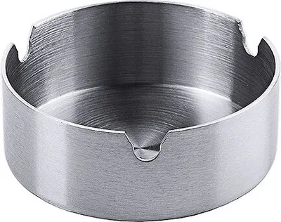 Produktbild von Aschenbecher, Ascher, Edelstahl, verschiedene Ø 8 – 12cm wählbar : 8 cm Variante: 8 cm