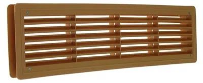 Produktbild von Lüftungsgitter für Tür 460x135 mm beige für Flügelstärke bis 35 mm