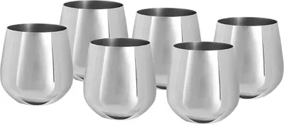 Produktbild von Echtwerk Wein-/Wasserkelch Set 6tlg aus Edelstahl