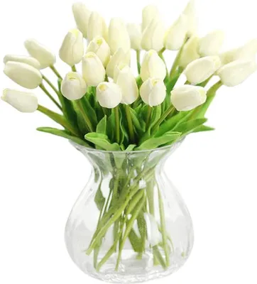 Produktbild von Gefälschte Blume Tulpe,Real Touch,Gelb