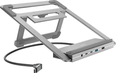 Produktbild von Hama USB-C-Docking-Station 200139 Connect2Office Stand f.Notebooks,12Ports