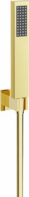 Produktbild von Mexen R-02 Kopfbrausegarnitur mit Regenbrause und Thermostatmischer, Gold - 785005050-50