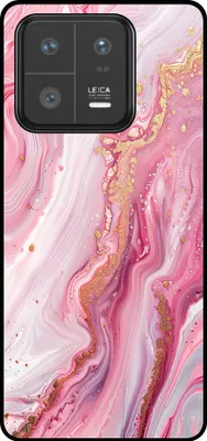 Productafbeelding van Smartphonica telefoonhoesjeGeschikt voor Xiaomi 13 Pro met marmerprint - TPU achterkant hoesje, marmerdesign - Roze