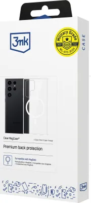 Produktbild von 3mk Schutzhülle Clear MagCase mit MagSafe Cover für Samsung Galaxy S25 Ultra transparent backcover