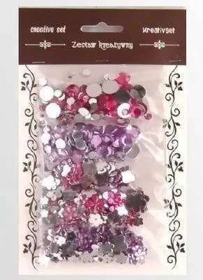 Obrázok produktu pre Sada ružovo-fialových kamienkov 35 g – Galeria Hobby