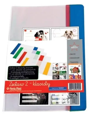 Obrázok produktu pre Zestaw okładek na podręczniki dla 2-klasisty