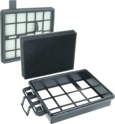 Produktbild von vhbw 2-tlg. Filter-Set kompatibel mit Zelmer GVC355SM/01, ZVC352SK/01(VC3300.0SK) Staubsauger - 1x Schaumstoff-Filter, 1x HEPA-Filter