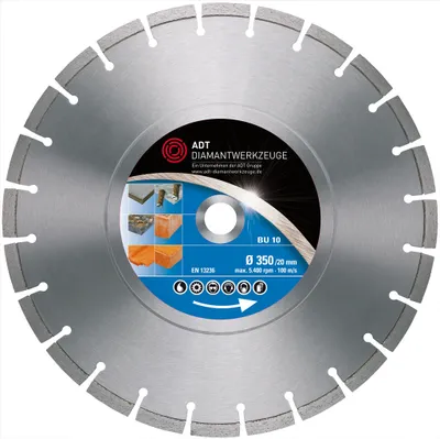 Produktbild von Diamanttrennscheibe BU 10 Premium / Lasergeschweißt / Ø 180 mm / 30,0 mm Bohrung
