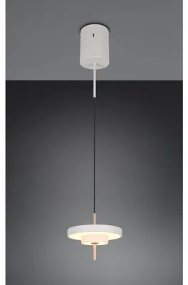 Produktbild von LED Hängeleuchte, CCT, dimmbar, Höhenverstellbar, grau, H 150 cm
