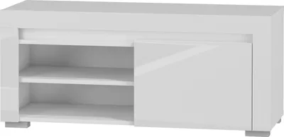 Produktbild von Furniture24 Fernsehschrank 106 cm Alaska AATV-2 Lowboard 1 türiger Tv Schrank Unterschrank Wohnzimmerschrank