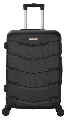 Produktbild von Trolley ADC Wall Handgepäck Koffer 55 cm, Hartschalenkoffer ABS, 4 Rollen 360° – Schwarz