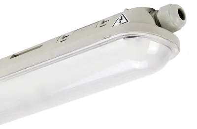 Produktbild von LINKER LED Feuchtraumleuchte 150cm 55W Neutralweiß DALI Dimmbar IP65 Hermetisch Grau