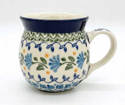 Produktbild von Becher Handgefertigte Bunzlauer Keramik Tasse, Becher 300 ml