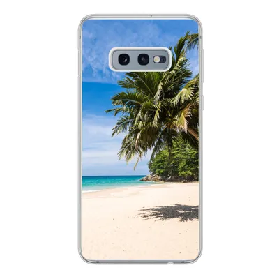 Produktbild von MuchoWow® Handyhülle Schutzhülle Hülle für Samsung Galaxy S10e Strand - Tropen - Meer Silikon Softcase Handy Hülle - Handy
