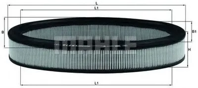 Produktbild von MAHLE LX 716 Luftfilter