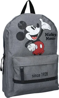 Imagen del producto de Mochila Infantil Mickey Mouse Gris 33 cm