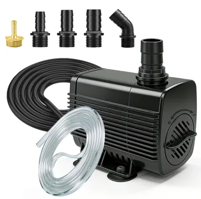 Tauchpumpe 800 l/h, 15 W, ultra-still, Trockenlaufschutz, 1,6 m Förderhöhe