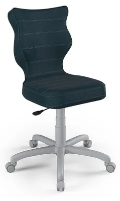 Zdjęcie produktu dla Krzesło Wzrostowe Dla Dzieci I Młodzieży, Ergonomiczne Krzesło Do Biurka, Dla Osób O Wzroście 146-176 Cm, Kolor: Szary Monolit 24