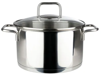 Image de Marmite à viande en acier inoxydable 3,4L Marmite à rôtir à induction Résistant au four