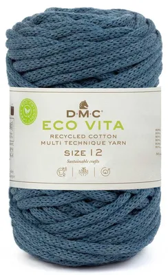 Obrázok produktu pre DMC Eco Vita-12 – recyklovaná bavlnená priadza (4 mm) z 80 % bavlny a 20 % polyesteru (farba 007)
