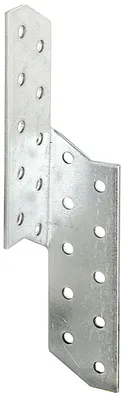 Zdjęcie produktu dla Alberts 838195 Kotwy do krokwi i płatwi, ocynkowane metodą Sendzimira, 32 x 32 x 170 mm, zestaw 100 sztuk