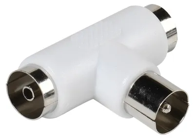 Image de VIVanco™Répartiteur d'antenne coaxial avec 2 sorties femelles