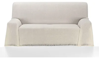 Tagesdecke 300x260 cm, multifunktional, extra weich, naturfarben