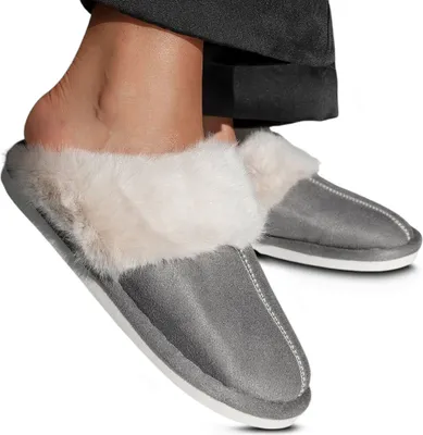Zdjęcie produktu dla Miękkie kapcie damskie SlipOn Slippers Alma Grey Gr.40/41
