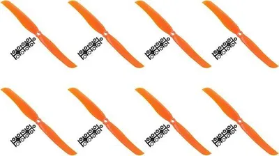 Produktbild von 8 Stück Propeller 8x4 Zoll Zweiblatt Kunststoff mit Adapterringen für RC-Flugzeuge