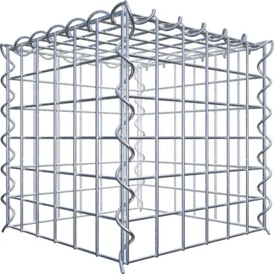 Produktbild von Anbaugabione Typ 3 30 cm x 30 cm x 30 cm (L x H x T), Maschenweite 5 cm x 5 cm, Spirale