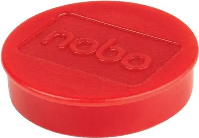 Produktbild von Nobo 1915307, Tafelmagnet, Rot, 38 mm, 190 mm, 20 mm, 250 g
