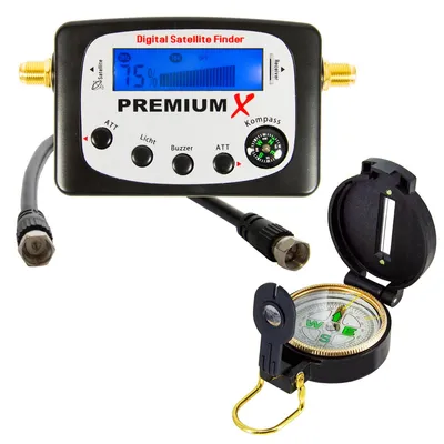 Produktbild von PremiumX Satellitenfinder Kompass Satfinder Messgerät Sat-TV-Signalfinder