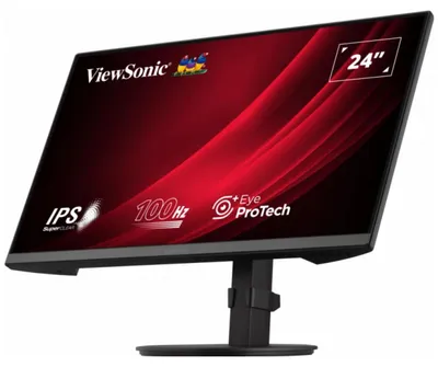Zdjęcie produktu dla Viewsonic Display VG2408A, 61 cm (24"), 1920 x 1080 px, Full HD, LED, 5 ms, Czarny