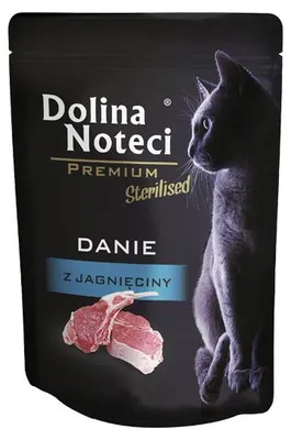 Zdjęcie produktu dla Mokra karma dla kota Dolina Noteci Premium Sterilised danie z jagnięciny 85 g
