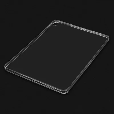 Produktbild von Mobigear Basics – Dünne Schutzhülle für iPad Pro 12,9 Zoll (2018) – Flexible TPU-Rückseite – Transparent