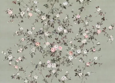 Produktbild von Komar Fototapete Blumen Grün und Rosa - 611223 - 350 x 250 cm