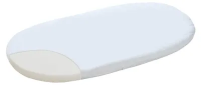 Produktbild von Olka Jersey Spannbettlaken für Kinderwagen Weiß 35x75 cm