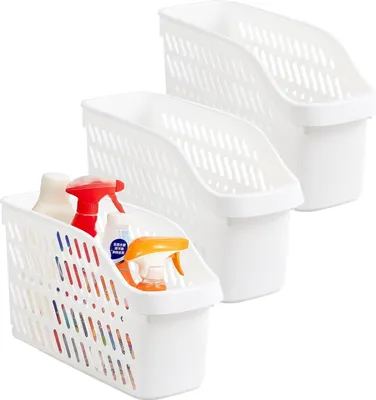 Produktbild von Untertisch-Organizer 3er Set mit Rollen, Ausziehbare Aufbewahrungskörbe für Küche & Haushalt, Perfekt für Reinigungsmittel