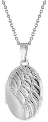 Imagen del producto de Collar para mujer Trendor 75772, con dije de alas, plata de ley 925, 50 cm