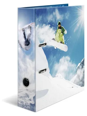 Produktbild von HERMA Motiv-Ordner A4 Winter Sports, A4, Karton, Mehrfarbig, 7 cm, Leiter, 1 Stück(e)