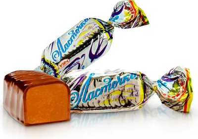 Produktbild von Schokokonfekt - Lastotschka, mit Zitronengeschmack, 300 g