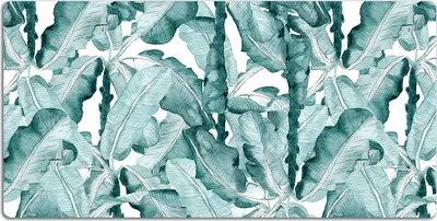 Produktbild von Schreibtischmatte Tischunterlage 100x50 cm Mauspad - Bananenblätter