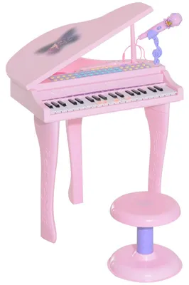 Produktbild von Keyboard Kinder mit 37 Tasten, LED Lehrmodus, Aufnahme, für Kinder Musikübung