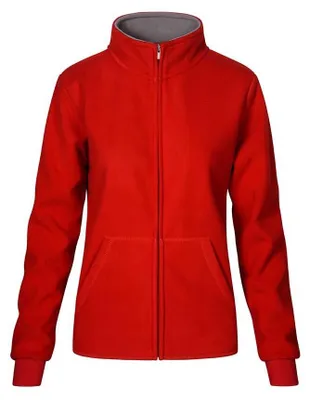 Image de Promodoro - Veste pour femmes LT3048 (S) (rouge/gris clair uni)