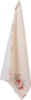 Produktbild von Clayre & Eef Geschirrtuch 50x70 cm Beige Baumwolle Rosen
