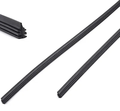 Immagine prodotto di Gomme di ricambio per tergicristalli, universali, dimensioni 4 x 700 mm, tagliabili, spessore 6 mm x 10 mm