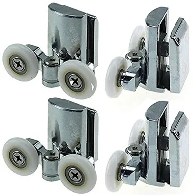 Immagine prodotto di Solidchoice - Set di 4 rotelle in acciaio inossidabile per porte doccia