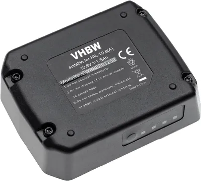 Produktbild von vhbw 2x Akku Ersatz für Hilti B 12/4.0, B 12/2.6 für Werkzeug (1500 mAh, Li-Ion, 10,8 V)