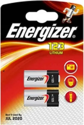 Produktbild von Batterien Energizer 123 Lithium (2 uds) (Restauriert A+)