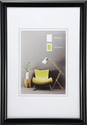 Produktbild von Studio Line Kunststoff Bilderrahmen Wanddeko Collage Poster Foto Rahmen - Farbe: Schwarz | Format: 50x70